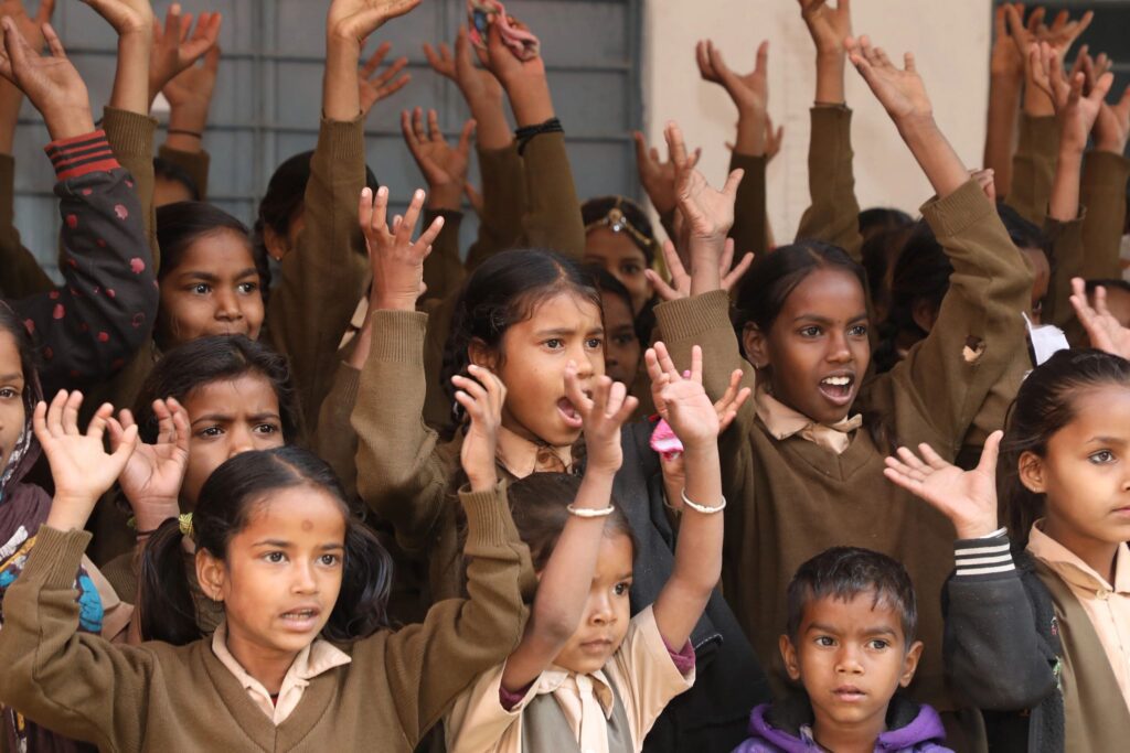 helping kids in india